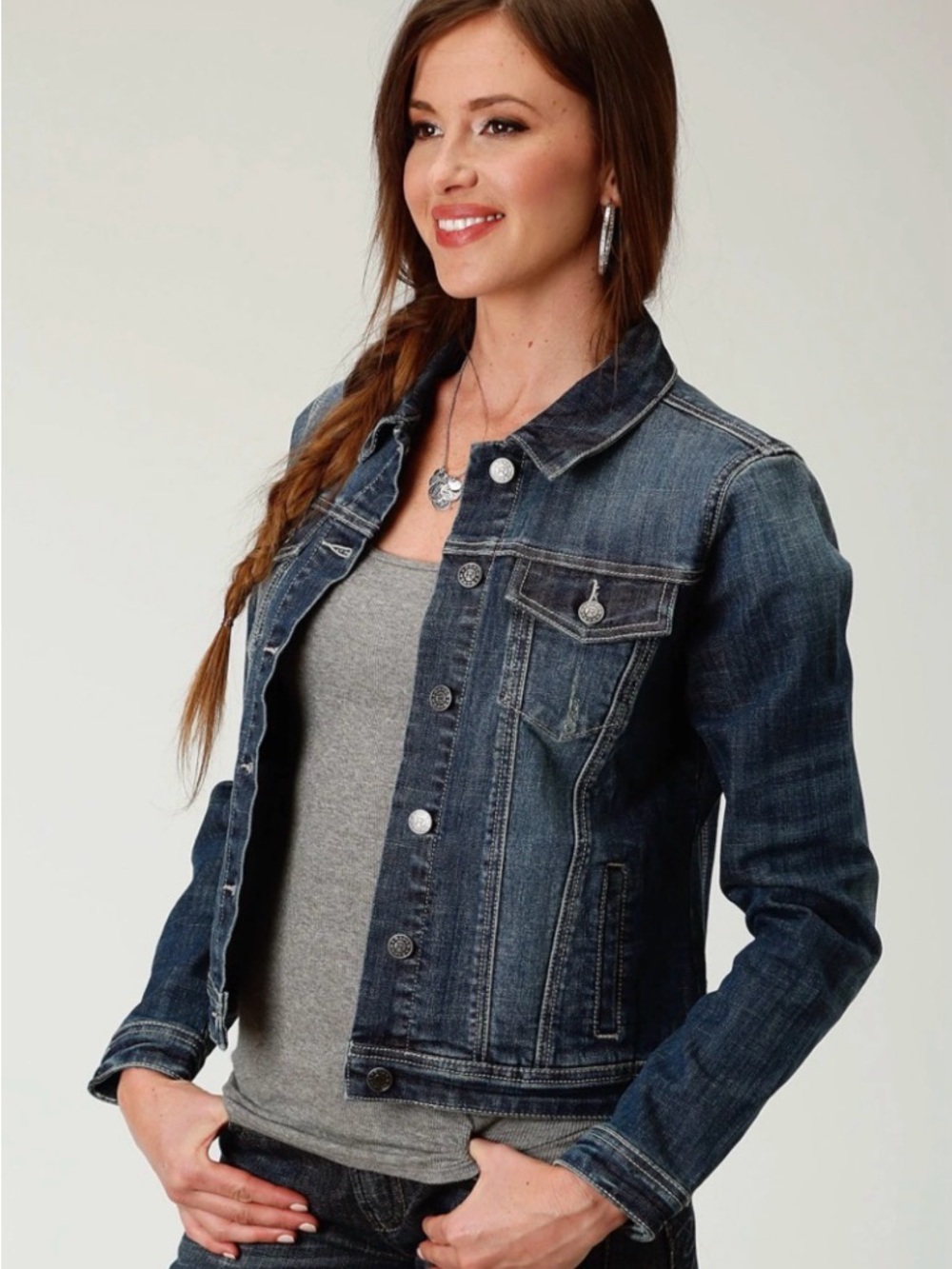 torrid Dark Blue Denim Jacket